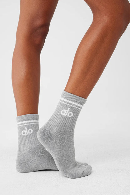 ALO Chaussettes Mi-Hautes Unisexes Throwback